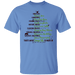 CustomCat Gosszy - Camping life tree Apparel G500 5.3 oz. T-Shirt / Carolina Blue / S