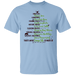 CustomCat Gosszy - Camping life tree Apparel G500 5.3 oz. T-Shirt / Light Blue / S