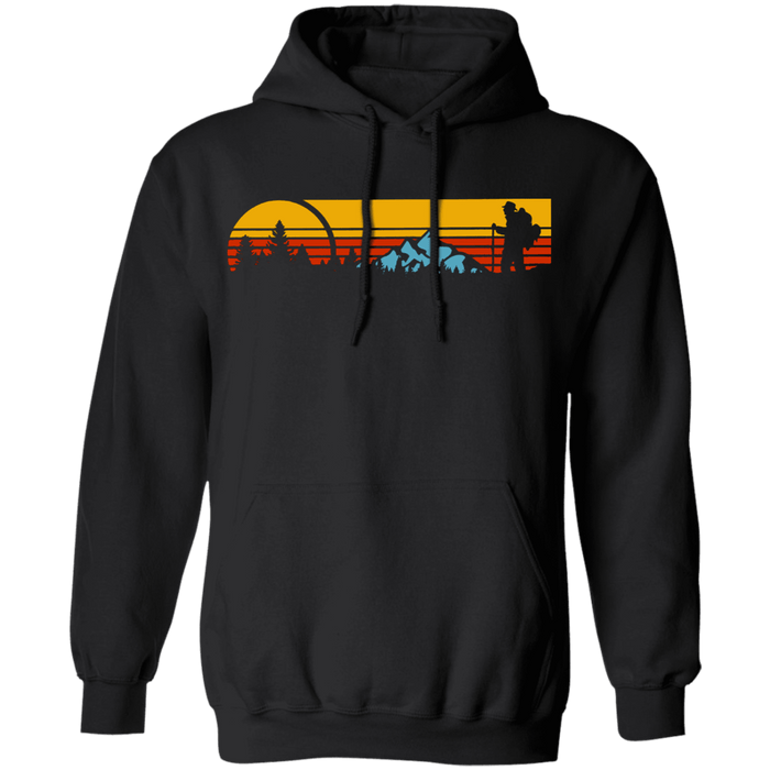 CustomCat Gosszy - camping vintage - tshirt Apparel G185 Gildan Pullover Hoodie 8 oz. / Black / S