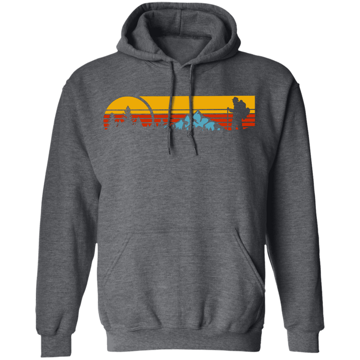 CustomCat Gosszy - camping vintage - tshirt Apparel G185 Gildan Pullover Hoodie 8 oz. / Dark Heather / S