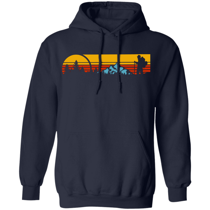 CustomCat Gosszy - camping vintage - tshirt Apparel G185 Gildan Pullover Hoodie 8 oz. / Navy / S