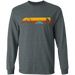 CustomCat Gosszy - camping vintage - tshirt Apparel G240 Gildan LS Ultra Cotton T-Shirt / Dark Heather / S