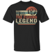 CustomCat Gosszy - Dad the legend fishing Apparel G500 5.3 oz. T-Shirt / Black / S