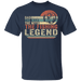 CustomCat Gosszy - Dad the legend fishing Apparel G500 5.3 oz. T-Shirt / Navy / S