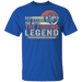 CustomCat Gosszy - Dad the legend fishing Apparel G500 5.3 oz. T-Shirt / Royal / S