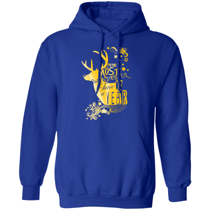 CustomCat Gosszy - Deer hunting Christmas - tshirt Apparel G185 Gildan Pullover Hoodie 8 oz. / Royal / S