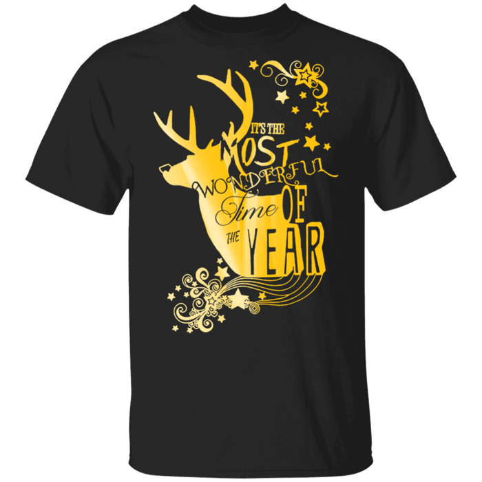 CustomCat Gosszy - Deer hunting Christmas - tshirt Apparel G500 Gildan 5.3 oz. T-Shirt / Black / S