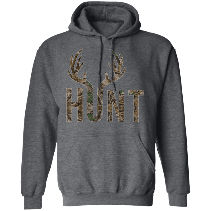 CustomCat Gosszy - Deer Hunting - tshirt Apparel G185 Gildan Pullover Hoodie 8 oz. / Dark Heather / S