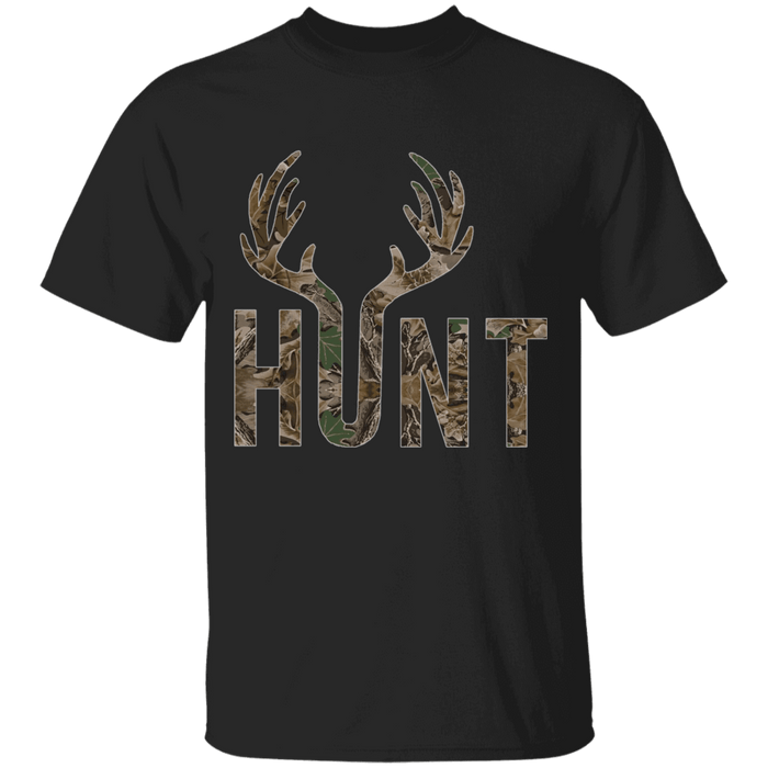 CustomCat Gosszy - Deer Hunting - tshirt Apparel G500 Gildan 5.3 oz. T-Shirt / Black / S