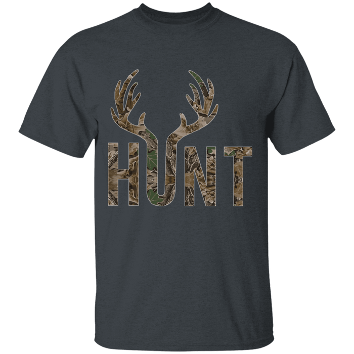 CustomCat Gosszy - Deer Hunting - tshirt Apparel G500 Gildan 5.3 oz. T-Shirt / Dark Heather / S