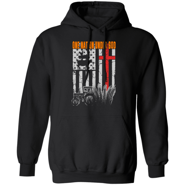 CustomCat Gosszy - Farm nation - tshirt Apparel G185 Gildan Pullover Hoodie 8 oz. / Black / S