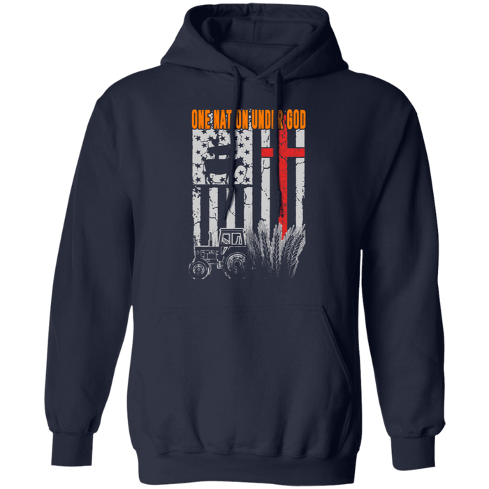 CustomCat Gosszy - Farm nation - tshirt Apparel G185 Gildan Pullover Hoodie 8 oz. / Navy / S