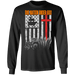 CustomCat Gosszy - Farm nation - tshirt Apparel G240 Gildan LS Ultra Cotton T-Shirt / Black / S