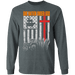CustomCat Gosszy - Farm nation - tshirt Apparel G240 Gildan LS Ultra Cotton T-Shirt / Dark Heather / S