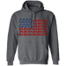 CustomCat Gosszy - Farm tractor Flag - tshirt Apparel G185 Gildan Pullover Hoodie 8 oz. / Dark Heather / S
