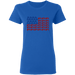 CustomCat Gosszy - Farm tractor Flag - tshirt Apparel G500L Gildan Ladies' 5.3 oz. T-Shirt / Royal / S