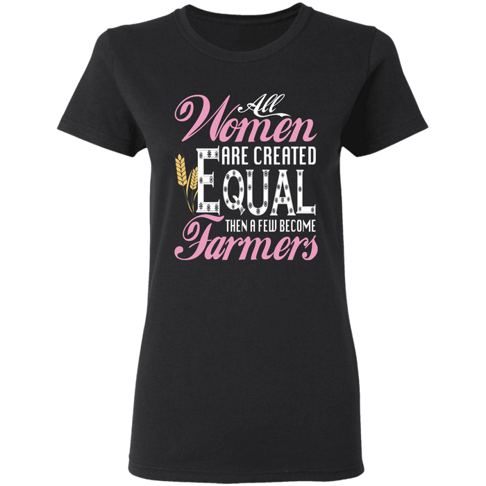 CustomCat Gosszy - Farm women - tshirt Apparel G500L Gildan Ladies' 5.3 oz. T-Shirt / Black / S