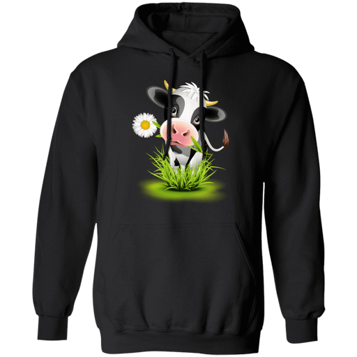 CustomCat Gosszy - Farmer holstein - tshirt Apparel G185 Gildan Pullover Hoodie 8 oz. / Black / S