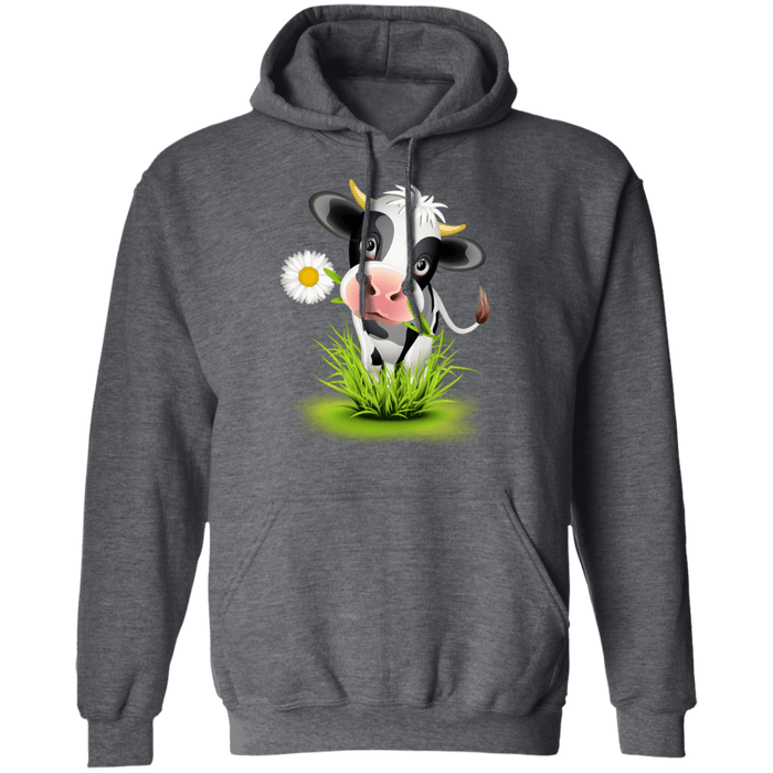 CustomCat Gosszy - Farmer holstein - tshirt Apparel G185 Gildan Pullover Hoodie 8 oz. / Dark Heather / S