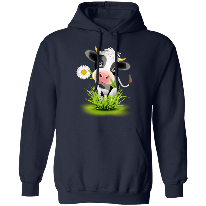 CustomCat Gosszy - Farmer holstein - tshirt Apparel G185 Gildan Pullover Hoodie 8 oz. / Navy / S