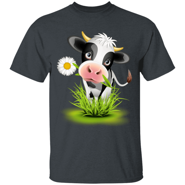 CustomCat Gosszy - Farmer holstein - tshirt Apparel G500 Gildan 5.3 oz. T-Shirt / Dark Heather / S