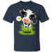CustomCat Gosszy - Farmer holstein - tshirt Apparel G500 Gildan 5.3 oz. T-Shirt / Navy / S