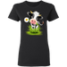 CustomCat Gosszy - Farmer holstein - tshirt Apparel G500L Gildan Ladies' 5.3 oz. T-Shirt / Black / S
