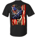 CustomCat Gosszy - Fishing flag gift for Dad Apparel G500 5.3 oz. T-Shirt / Black / S