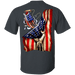 CustomCat Gosszy - Fishing flag gift for Dad Apparel G500 5.3 oz. T-Shirt / Dark Heather / S