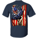 CustomCat Gosszy - Fishing flag gift for Dad Apparel G500 5.3 oz. T-Shirt / Navy / S