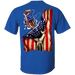 CustomCat Gosszy - Fishing flag gift for Dad Apparel G500 5.3 oz. T-Shirt / Royal / S