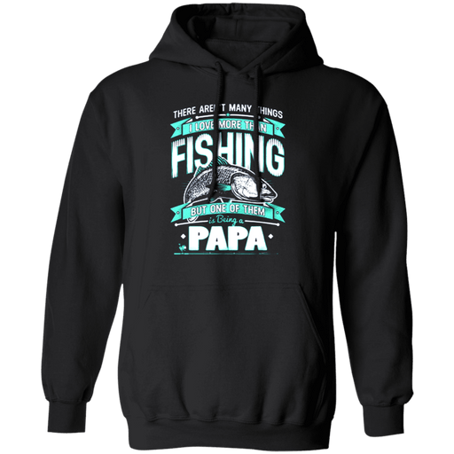 CustomCat Gosszy - Fishing PaPa - tshirt Apparel G185 Gildan Pullover Hoodie 8 oz. / Black / S