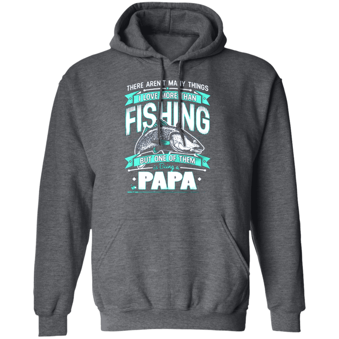 CustomCat Gosszy - Fishing PaPa - tshirt Apparel G185 Gildan Pullover Hoodie 8 oz. / Dark Heather / S