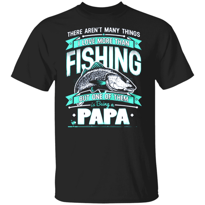 CustomCat Gosszy - Fishing PaPa - tshirt Apparel G500 Gildan 5.3 oz. T-Shirt / Black / S