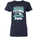 CustomCat Gosszy - Fishing PaPa - tshirt Apparel G500L Gildan Ladies' 5.3 oz. T-Shirt / Navy / S