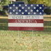 Gosszy Gosszy - God Bless America Yard Sign - Ourdoor Yard Sign (H-Stake Stand Included) Yard Sign 1 piece