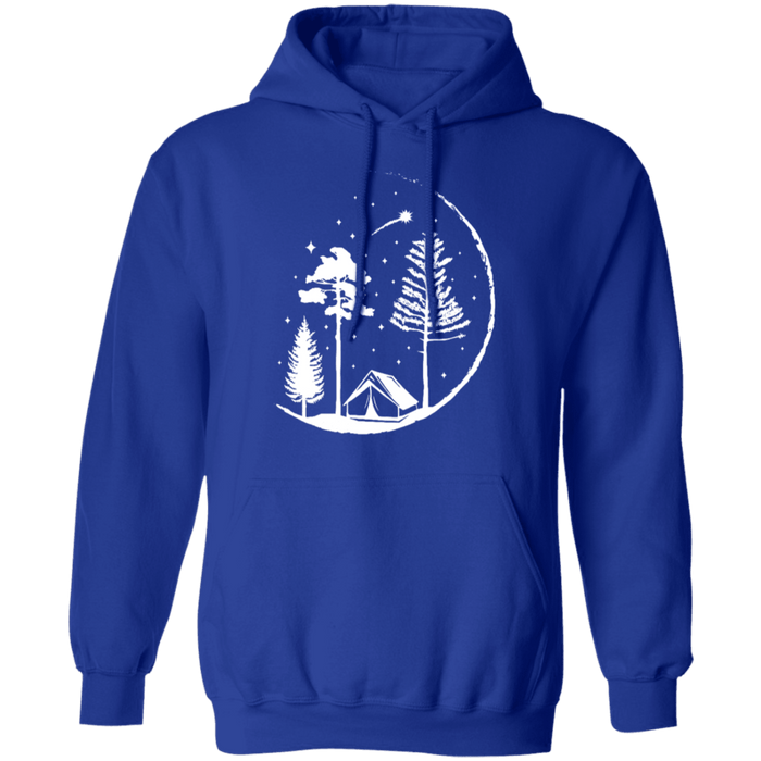 CustomCat Gosszy - Happy camper 2 - tshirt Apparel G185 Gildan Pullover Hoodie 8 oz. / Royal / S