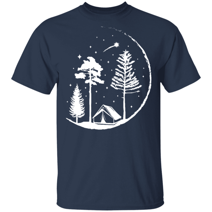 CustomCat Gosszy - Happy camper 2 - tshirt Apparel G500 Gildan 5.3 oz. T-Shirt / Navy / S