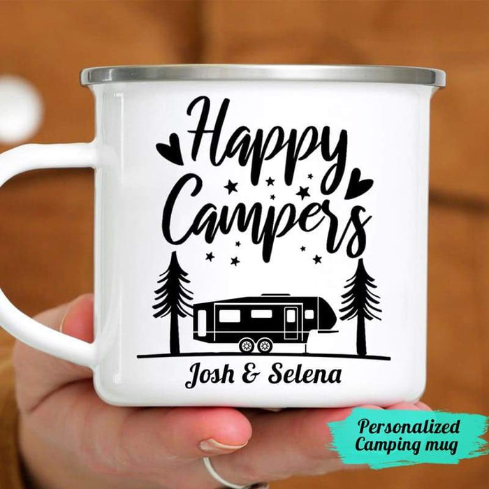 Gosszy Gosszy - Happy Camper Mug - Personalized Gift Mug