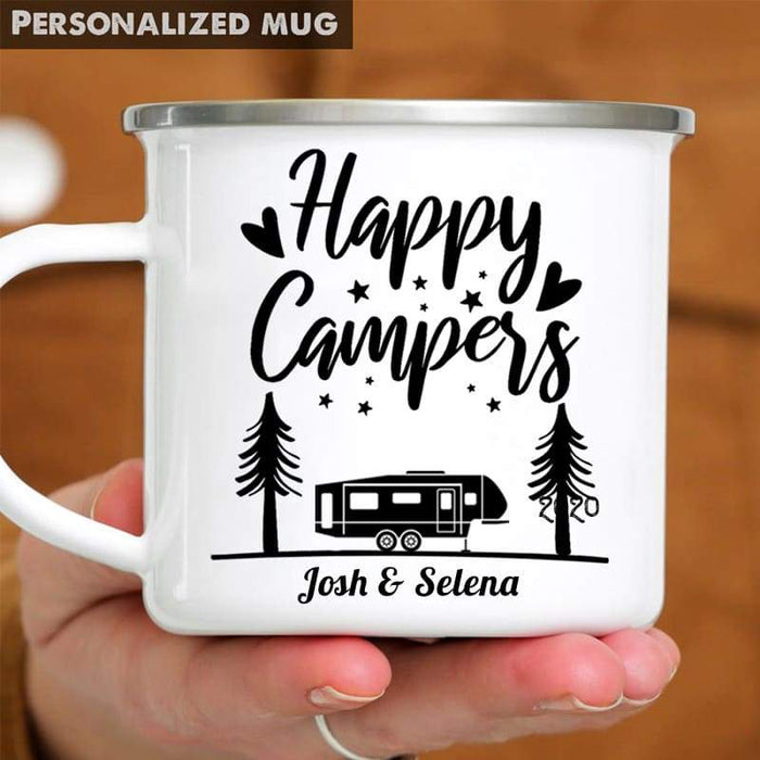 Gosszy Gosszy - Happy Camper Mug - Personalized Gift Mug