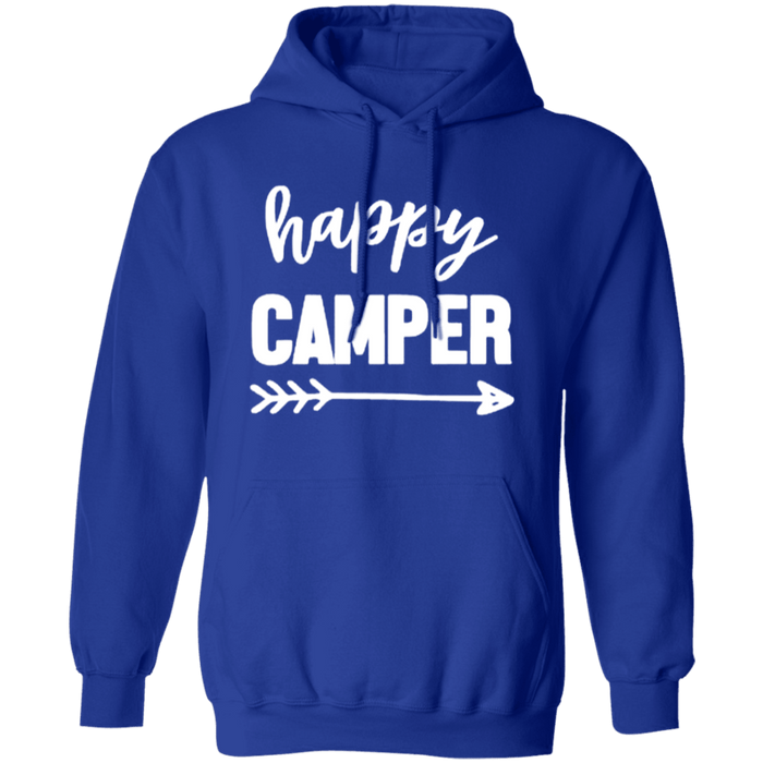 CustomCat Gosszy - Happy camper - tshirt Apparel G185 Gildan Pullover Hoodie 8 oz. / Royal / S