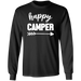 CustomCat Gosszy - Happy camper - tshirt Apparel G240 Gildan LS Ultra Cotton T-Shirt / Black / S