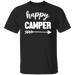 CustomCat Gosszy - Happy camper - tshirt Apparel G500 Gildan 5.3 oz. T-Shirt / Black / S