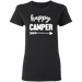 CustomCat Gosszy - Happy camper - tshirt Apparel G500L Gildan Ladies' 5.3 oz. T-Shirt / Black / S