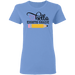 CustomCat Gosszy - Hello Eighth grade Apparel G500L Ladies' 5.3 oz. T-Shirt / Carolina Blue / S