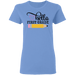 CustomCat Gosszy - Hello First grade Apparel G500L Ladies' 5.3 oz. T-Shirt / Carolina Blue / S