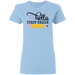CustomCat Gosszy - Hello First grade Apparel G500L Ladies' 5.3 oz. T-Shirt / Light Blue / S