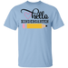 CustomCat Gosszy - Hello Kindergarten Apparel G500 5.3 oz. T-Shirt / Light Blue / S