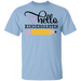CustomCat Gosszy - Hello Kindergarten Apparel G500B Youth 5.3 oz 100% Cotton T-Shirt / Light Blue / YXS