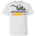 CustomCat Gosszy - Hello Kindergarten Apparel G500B Youth 5.3 oz 100% Cotton T-Shirt / White / YXS